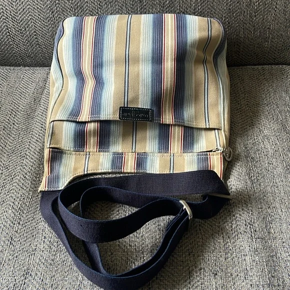 Longchamp Pilage Multicolored Canvas Crossbody Bag - Picture 8 of 16